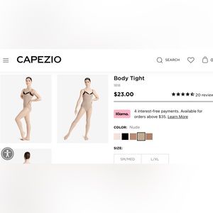 Capezio Body Tight